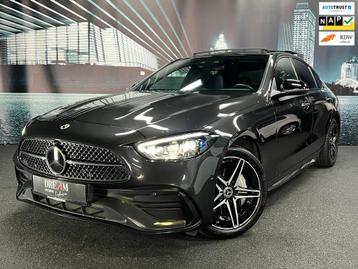 Mercedes-Benz C-klasse 300 e AMG Hybride 313PK NIGHT/PANO/HU beschikbaar voor biedingen