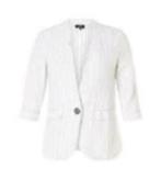 NIEUW pracht wit/wart blazer merk Yesta maat 48, Kleding | Dames, Grote Maten, Verzenden, Wit, Jasje of Colbert, Nieuw