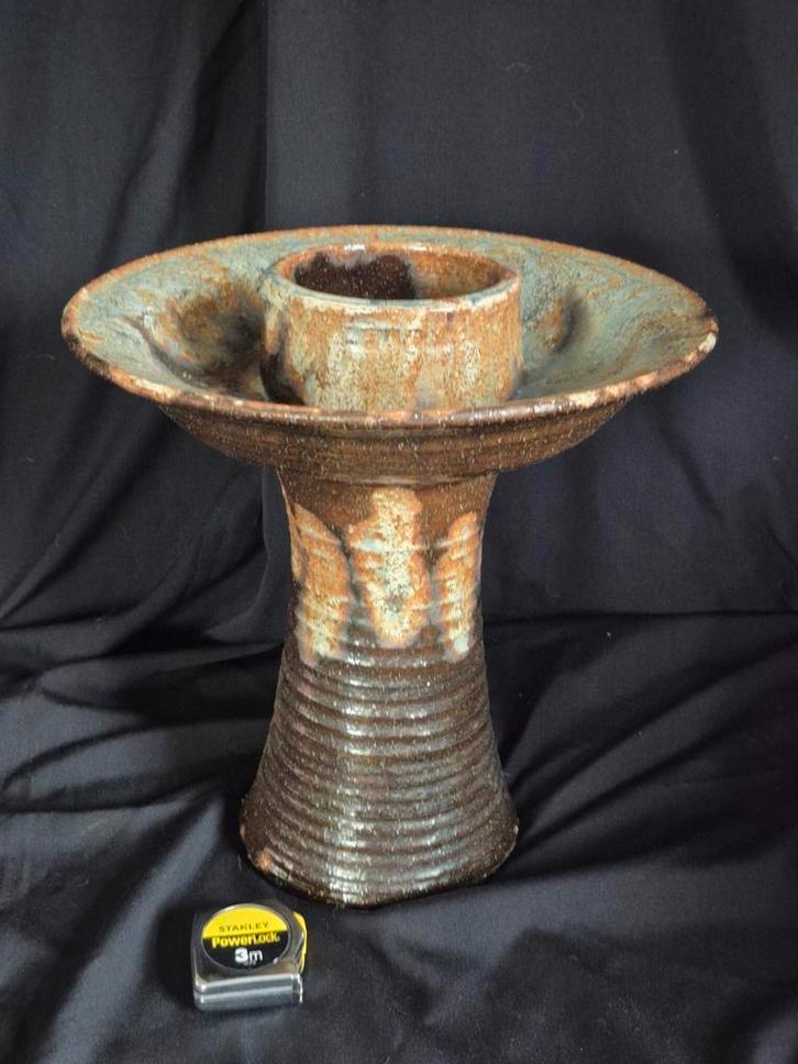 Prachtige zeer grote vaas 34 cm voor o.a. ikebana. keramiek, Huis en Inrichting, Woonaccessoires | Vazen, Gebruikt, Minder dan 50 cm