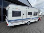 Hobby De Luxe 450 UB Bed/Zit + Rondzit + Tent + Luifel 4Pers, Caravans en Kamperen, Standaardzit, Hobby, Bedrijf, Overige typen