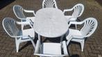 Hartman tuinset met 6 stoelen, Ophalen, Gebruikt, Kunststof