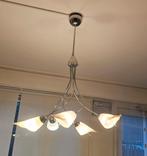 prachtige hanglamp met 5 armen ,schitterende chroomafwerking, Huis en Inrichting, Ophalen of Verzenden, Zo goed als nieuw