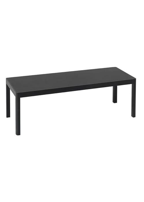 Muuto Workshop design coffeetable zwart hout salontafel 645,, Huis en Inrichting, Tafels | Salontafels, Zo goed als nieuw, Minder dan 50 cm