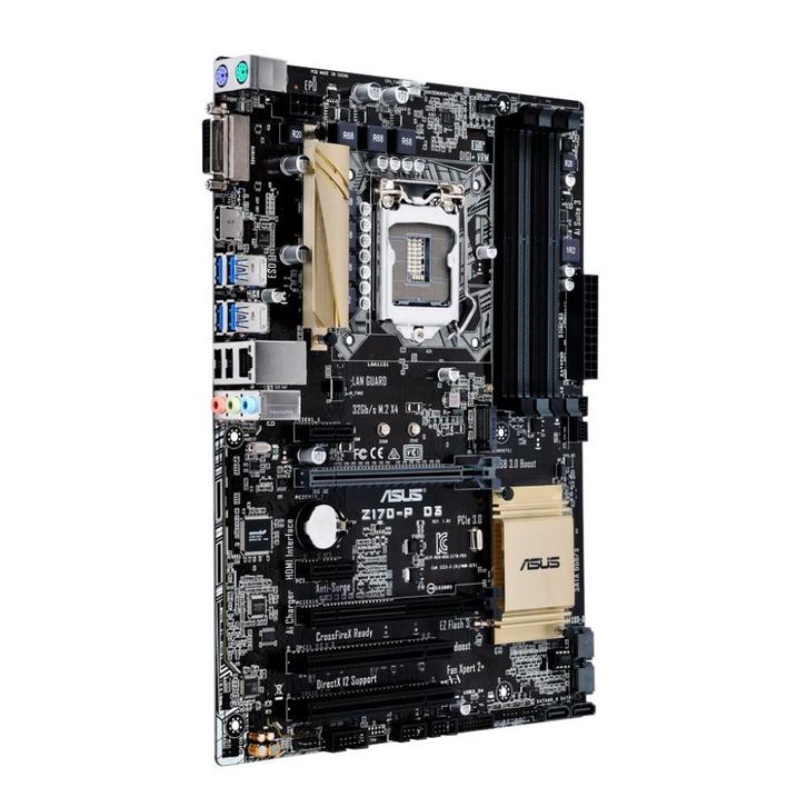 Motherload™ - Asus Z170-P D3 socket 1151 ATX Mamaplank, Computers en Software, Moederborden, Zo goed als nieuw, DDR4, Ophalen of Verzenden