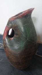 vaas kruik aardewerk vintage bijzonder glazuur, Ophalen of Verzenden