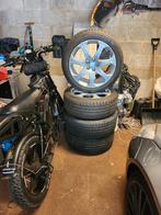 Set mercedes velgen met nieuwe banden, 235-45-R18, Auto-onderdelen, Banden en Velgen, Ophalen, 18 inch, 235 mm, Band(en)