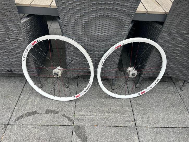 Syncros DS28 26 Inch Wielset met XT naven 9 speed, Fietsen en Brommers, Fietsonderdelen, Gebruikt, Mountainbike, Wiel, Ophalen