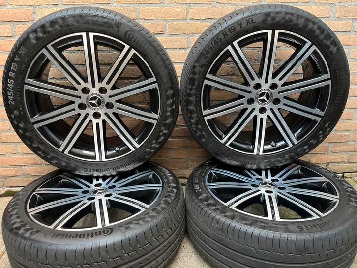 19” orig Mercedes vito v-klasse EQV Continental zomerset, Auto-onderdelen, Banden en Velgen, Banden en Velgen, Zomerbanden, 19 inch