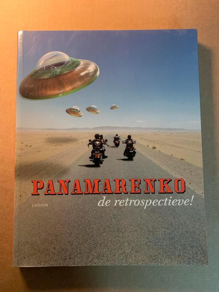 Panamarenko Retrospectieve + 2 Boekjes - Goede Staat, Boeken, Kunst en Cultuur | Beeldend, Gelezen, Beeldhouwkunst, Ophalen of Verzenden