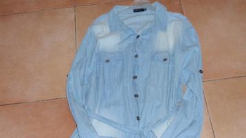 NIEUW Damesjurk spijkerstof mt XXL katoen kl blauw pescara beschikbaar voor biedingen