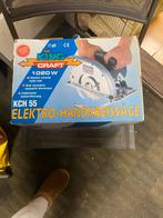 Cirkelzaag + - Nieuw!, Doe-het-zelf en Verbouw, Ophalen, Cirkelzaag, Nieuw, 600 tot 1200 watt