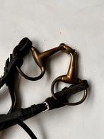 Leren hoofdstel met koperen bit, Dieren en Toebehoren, Ophalen of Verzenden, Gebruikt, Dressuur