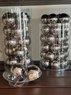 Nieuwe kerstballen zilver grijs taupe, Diversen, Kerst, Ophalen of Verzenden, Nieuw