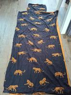 Leuk dekbedovertrek 140x200 met Jaguars, Ophalen of Verzenden, Gebruikt, Eenpersoons, Dekbedovertrek