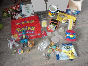 TE KOOP LEUKE  VERZAMELING POKEMON SPULLEN/BLIKKEN beschikbaar voor biedingen