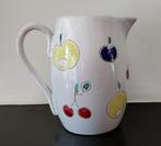 Vintage Retro Hans Wagner keramiek kan fruitmotief, Ophalen of Verzenden