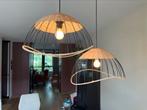 Set van 2 lampenkappen + pendel, Huis en Inrichting, Lampen | Hanglampen, Ophalen, Zo goed als nieuw, Minder dan 50 cm
