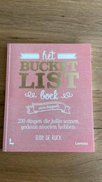 Elise De Rijck - Het Bucketlist boek voor koppels, Ophalen, Nieuw, Elise De Rijck