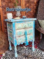 Shabby/Spaans/Houtsnijwerk/Ladekastje/Kastje, Ophalen of Verzenden