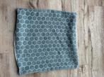 Blauw sierkussen hoes met honingraat patroon, Ophalen of Verzenden, Zo goed als nieuw, Blauw, Vierkant