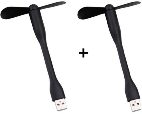 2 x Laptop Ventilator - USB Ventilator - Flexibel - USB Fan, Witgoed en Apparatuur, Ventilatoren, Nieuw, Overige, Ophalen of Verzenden