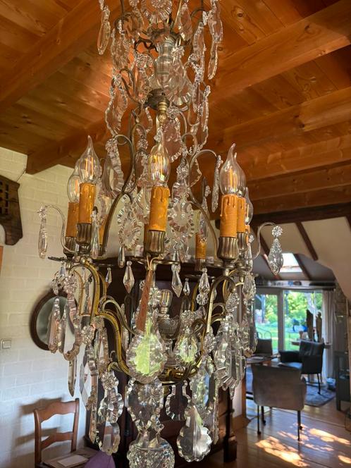 Prachtige antieke gerestaureerde Franse kroonluchter, Antiek en Kunst, Antiek | Lampen, Ophalen