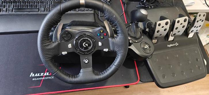 Logitech G920 Stuur, Pedalen & Shifter - Complete Set, Computers en Software, Joysticks, Gebruikt, Ophalen of Verzenden