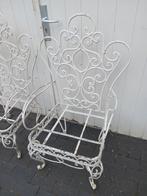 Antieke Franse tuinstoelen ijzer, Ophalen
