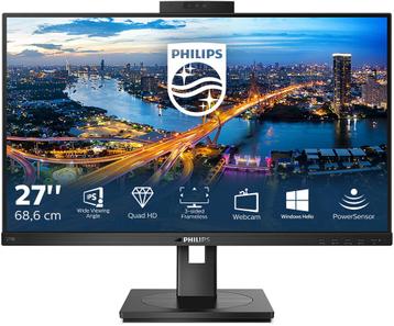 275B1H Ips Philips Monitor 27” Webcam 75Hz Qhd beschikbaar voor biedingen