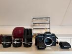 Nikon F3 mét accessoires, Audio, Tv en Foto, Fotocamera's Analoog, Ophalen of Verzenden, Zo goed als nieuw, Spiegelreflex, Nikon