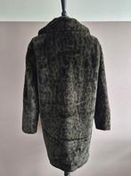 Carnavals bontjas Panterprint Groen maat M Jas thema panter, Hema, Carnaval, Maat 48/50 (M), Ophalen of Verzenden