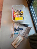 Diverse stuc gereedschap en materialen, Ophalen, Gebruikt