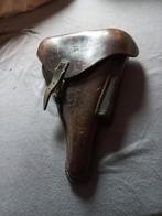 Holster 'Lüger P08' 1933 bruin leder, Verzamelen, Ophalen of Verzenden, Duitsland