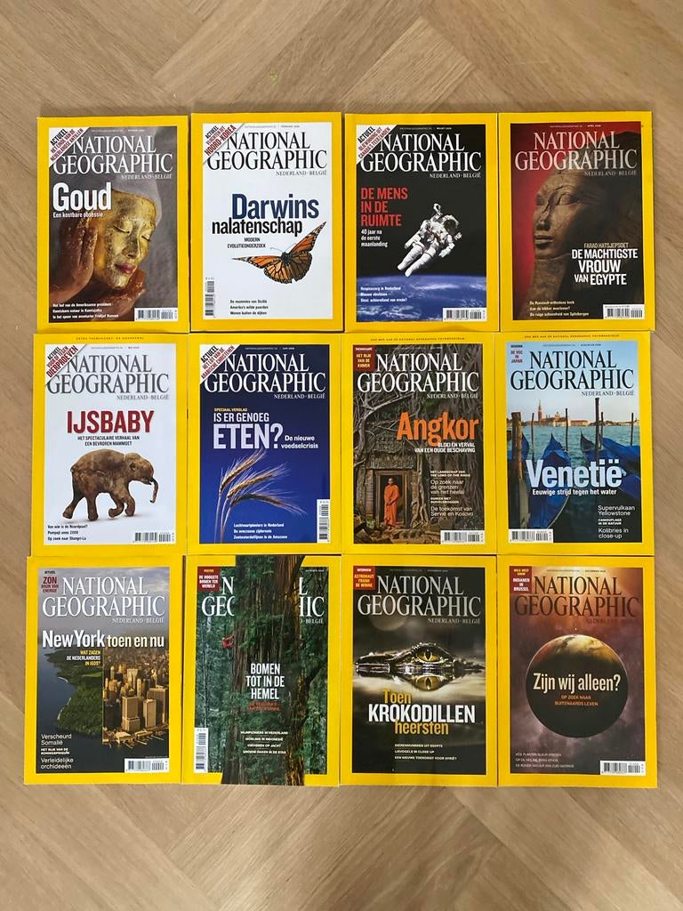 National Geographic Jaargang 2009 - Complete Set, Ophalen of Verzenden, Zo goed als nieuw, Wetenschap en Natuur