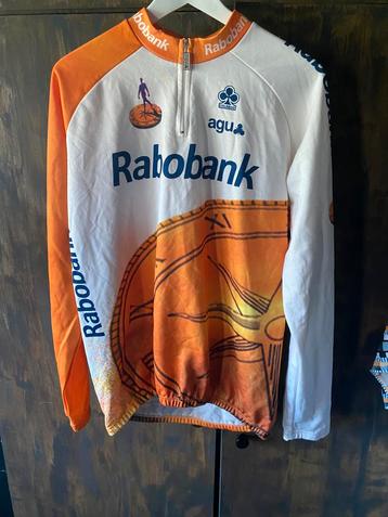 Origineel Rabobank fiets shirt jaren 90 beschikbaar voor biedingen