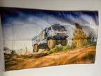 KAMAZ truck parijs dakar vlag deco garage, Ophalen of Verzenden, Nieuw, Auto's
