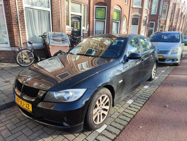 BMW 3-Serie 2.0 I 318 2007 Zwart, Auto's, BMW, Particulier, 3-Serie, ABS, Airbags, Cruise Control, Elektrische buitenspiegels