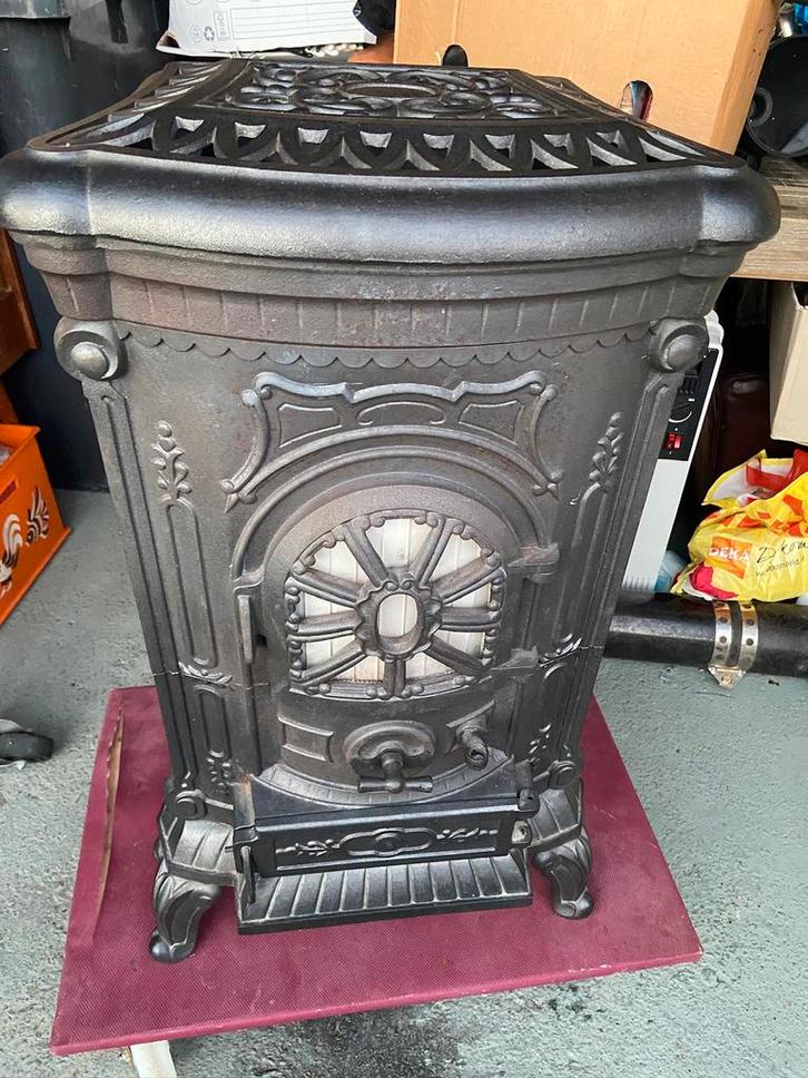 Super gave gietijzeren gaskachel Thermocet Dauphin, Huis en Inrichting, Haarden, Zo goed als nieuw, Gashaard, Ophalen of Verzenden