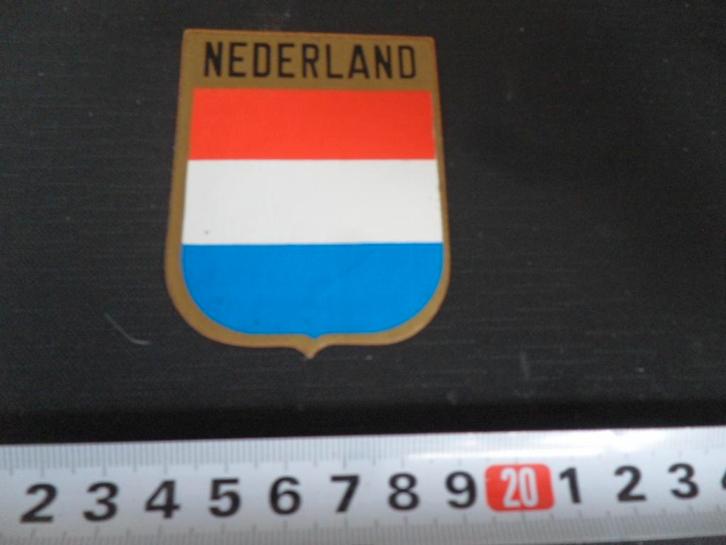 sticker NEDERLAND  rood wit blauw, Hobby en Vrije tijd, Stickers en Plaatjes, Zo goed als nieuw, Sticker, Ophalen