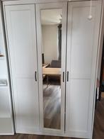 IKEA songesand witte kledingkast, Huis en Inrichting, Kasten | Kledingkasten, Ophalen, Gebruikt, 100 tot 150 cm, 150 tot 200 cm