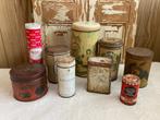 Brocante oude blikjes - blikken - blik, Verzamelen, Ophalen of Verzenden, Gebruikt, Overige, Overige merken