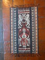 Antieke handgeweven IKAT met koloniaal motief, Antiek en Kunst, Verzenden