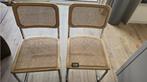Buisframe webbing stoelen (2 stuks), Ophalen, Zo goed als nieuw, Riet of Rotan, Twee