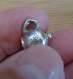 zilveren vintage bedel suikerpot met decoratie [061], Overige merken, Verzenden, Zo goed als nieuw, 1 bedel