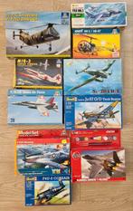 AANBIEDING: 10 luchtvaart modelbouwdozen (1:72) - in 1 koop, Overige merken, 1:72 tot 1:144, NB, Ophalen of Verzenden