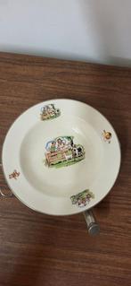 Vintage warm water Kinderbord met Boerderij Tafereel, Ophalen of Verzenden