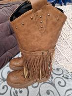 Nieuwe bruine franje laarzen maat 40, Kleding | Dames, Schoenen, Hoge laarzen, Bruin, Verzenden, Nieuw