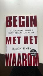 Simon Sinek - Begin met het waarom, Boeken, Nieuw, Ophalen of Verzenden, Simon Sinek