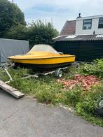 Visbootje tourbootje met motor en trailer, Ophalen of Verzenden, Overige typen