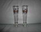 Kriek Lindemans Bierglas 2x, Verzamelen, Biermerken, Ophalen of Verzenden, Zo goed als nieuw, Glas of Glazen, Overige merken